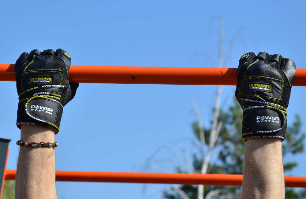Рукавички для фітнесу Power System PS-2810 Ultimate Motivation Black/Yellow Line XL Луцьк - фото 10