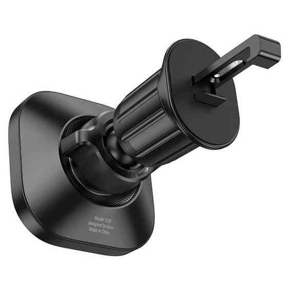 Автотримач для телефона HOCO H28 Rainbow ring magnetic car holder(air outlet) Black Киев