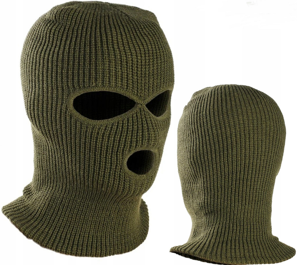 Універсальна Тактична Балаклава зимова з 3 отворами Mil-Tec від Sturm (12113001) Olive Нововолинськ - фото 1