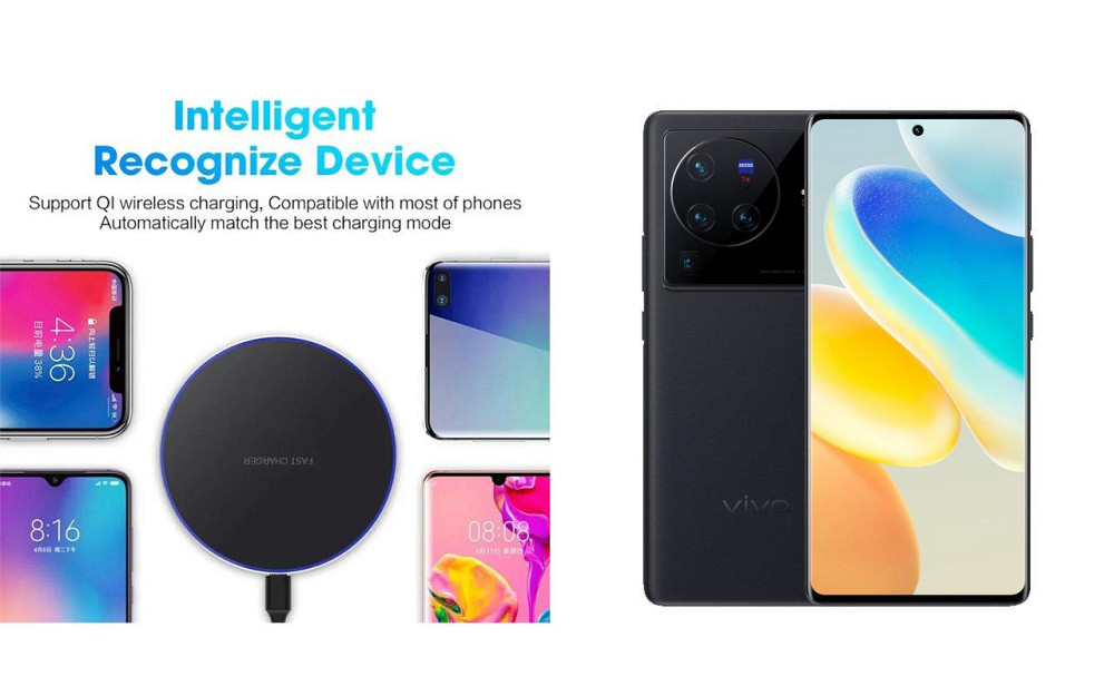 Беспроводное зарядное устройство Copper до 30W для Samsung Galaxy Note 10, Galaxy Note 10+, USB-C, LED Киев - изображение 4