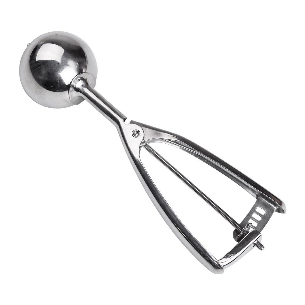 Круглая ложка для мороженого 21×6.5×3.5 см из нержавеющей стали HP-19-20-5.4x21.3CM Киев - изображение 3