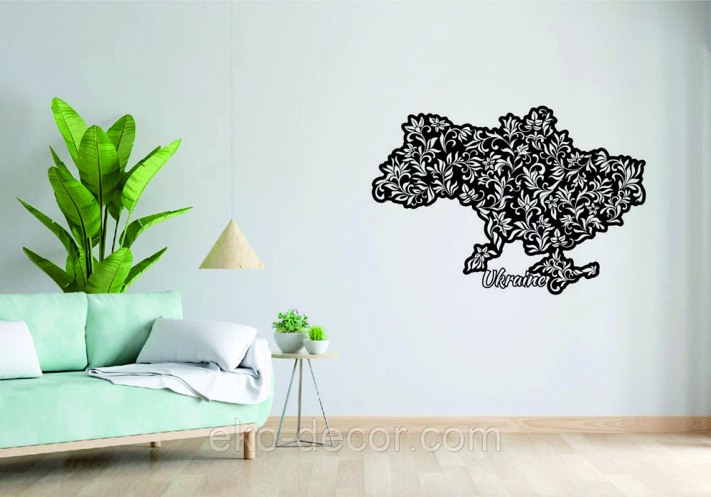 Декоративне настінне Панно «Карта України», Декор на стіну Київ - фото 4