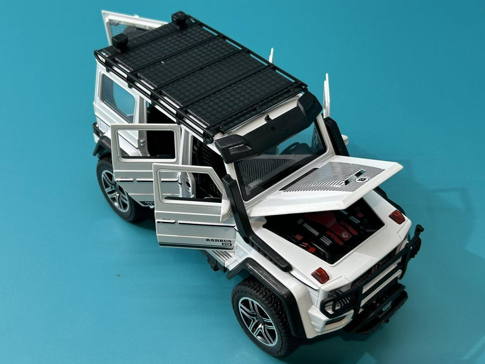 Машина Автосвіт gelendvagen g-class інерційна відчиняються двері капот багажник 22см Біла (AP-2023) Чернигов - изображение 6