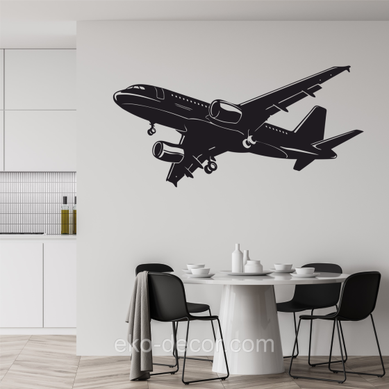 Декоративное настенное Панно «Самолет», Декор на стену Киев