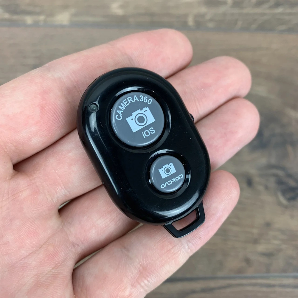 Селфі пульт для телефону Bluetooth, Чорний / Кнопка для селфі дистанційного керування Київ - фото 2
