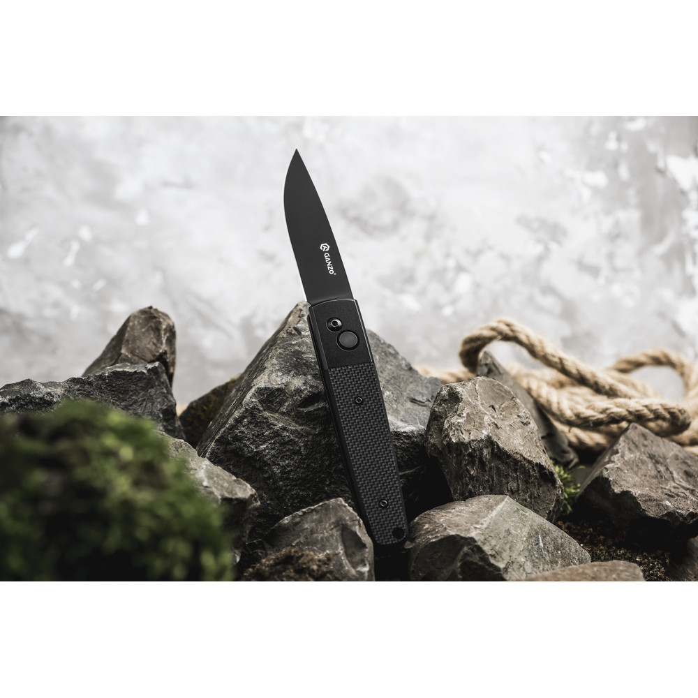 Ніж складаний Ganzo G721-B чорний клинок Київ - фото 14