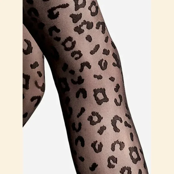 Колготки Lores Leopardo 20-40 den XS/S 1/2 чорний Київ