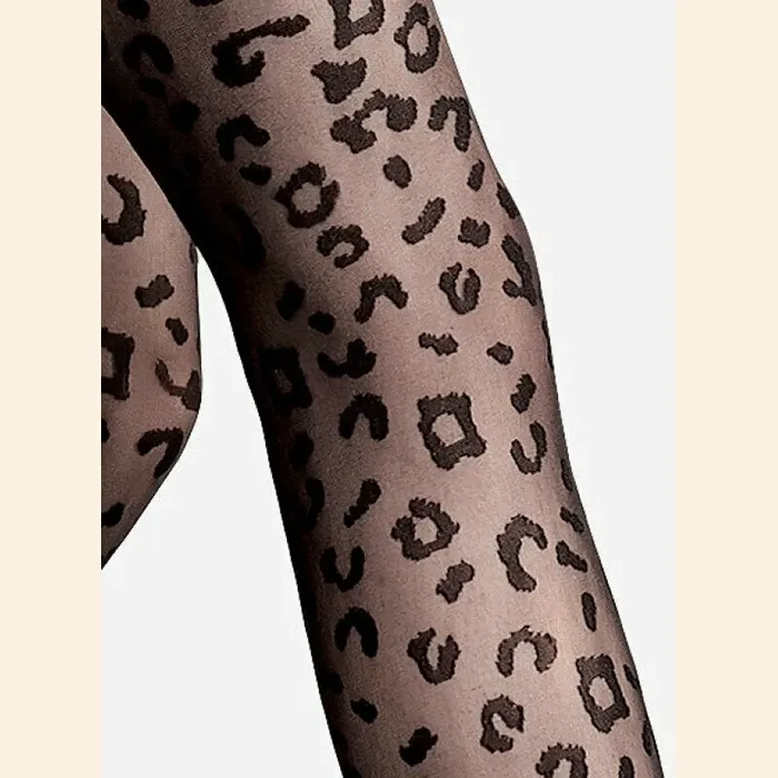 Колготки Lores Leopardo 20-40 den XS/S 1/2 чорний Київ - фото 2