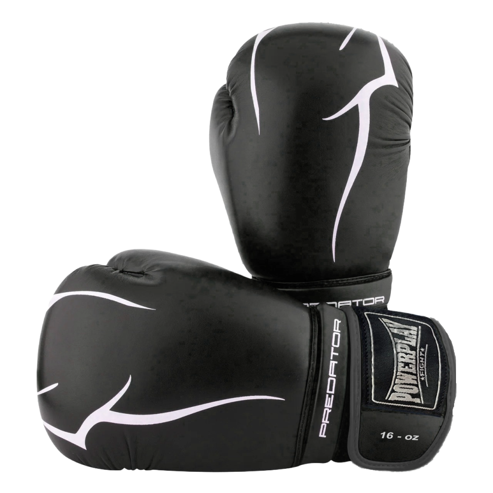 Боксерські рукавиці PowerPlay 3018 Jaguar Чорні 16 унцій Каменское - изображение 5