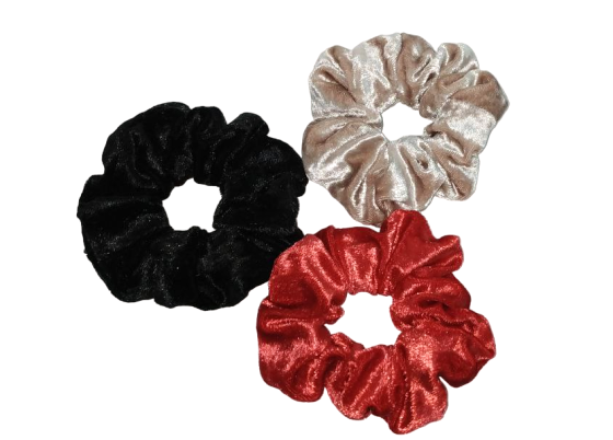 Набір гумок для волосся велюровий Ассорті Харків