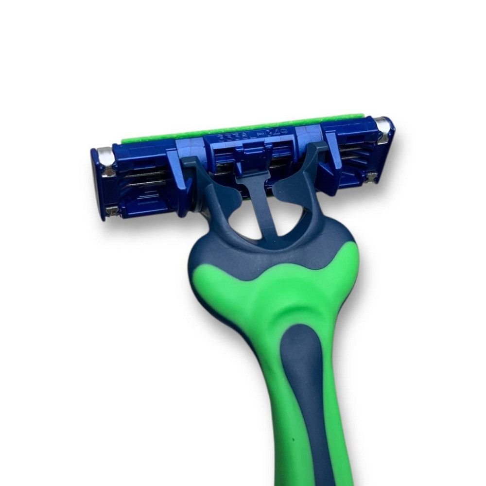 Одноразові бритви Gillette Blue3 Sensitive 12 шт (9+3) — чоловічі станки з потрійним лезом та алое Харків - фото 2