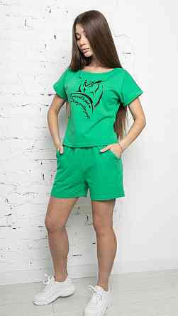 Костюм с шортами женский Зелёный S Харьков