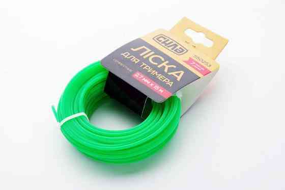 Ліска для тримера 3.0мм гептагон (семикутник) 15м Харків