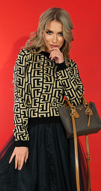 Стильний светр (46-48) Київ - фото 1