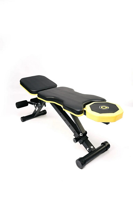 Тренировочная скамья для дома и спортзала регулируемая с раскладная Спортивная скамья для жима и преса Besport Киев - изображение 3