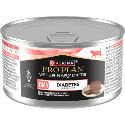 Вологий корм для кішок Purina Pro Plan Veterinary Diets DM ST/OX Diabetes Management Регулювання надходження глюкози 195 г (8445290105233) Вінниця - фото 4