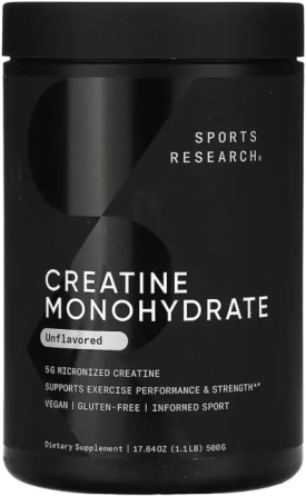 Креатин Sports Research Creatine Monohydrate 500g Київ