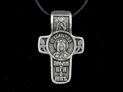 Натільний хрестик іменний Катерина Київ - фото 1