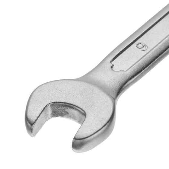 Ключ комбинированный, 9 мм, Cr-V, покрытие: сатин-хром, DIN3113, STORM INTERTOOL XT-1009 Киев