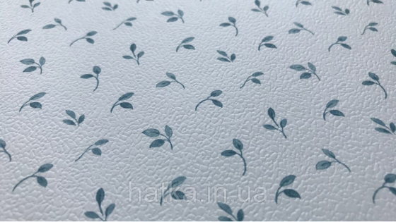 Шпалери вінілові на флізелін Petite Fleur 4 Rasch Texti 288680 на білому фоні зелені гілочки Київ