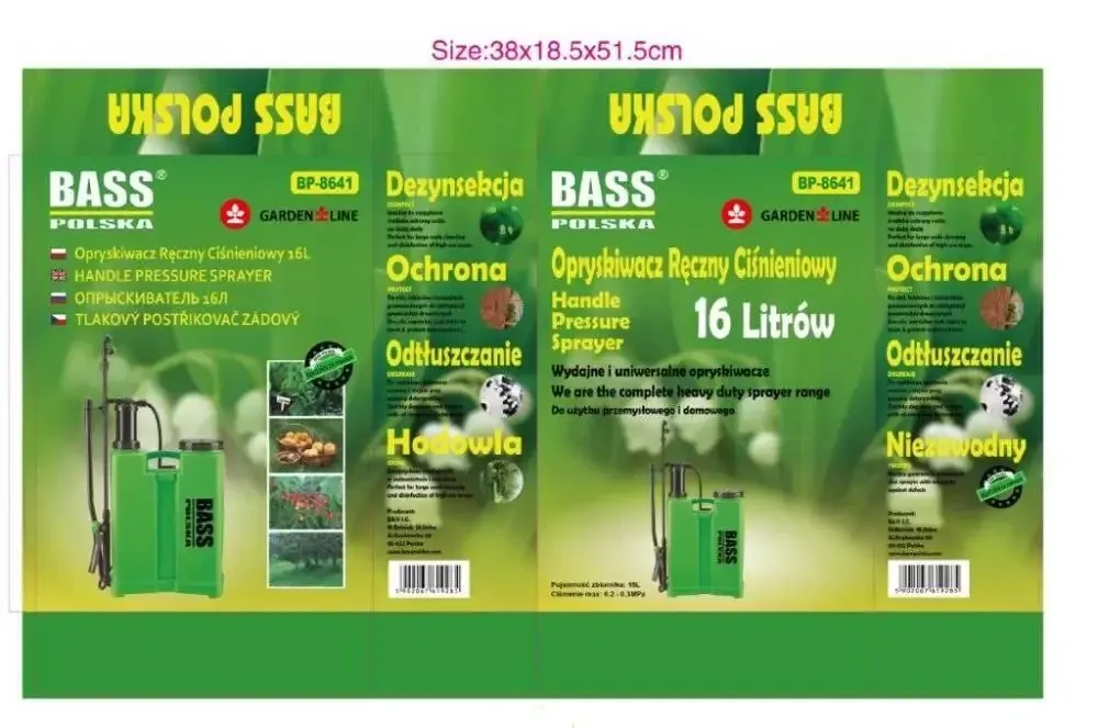 Опрыскиватель ручной напорный Bass Polska 8641 16л Киев - изображение 5