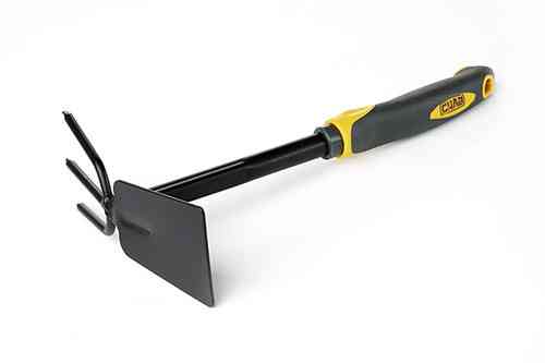 Мотика комбінована плоска + 3-х зуба з обгумованою рукояткою СИЛА Київ