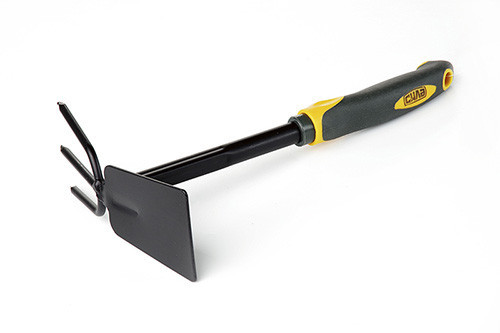 Мотика комбінована плоска + 3-х зуба з обгумованою рукояткою СИЛА Київ - фото 1
