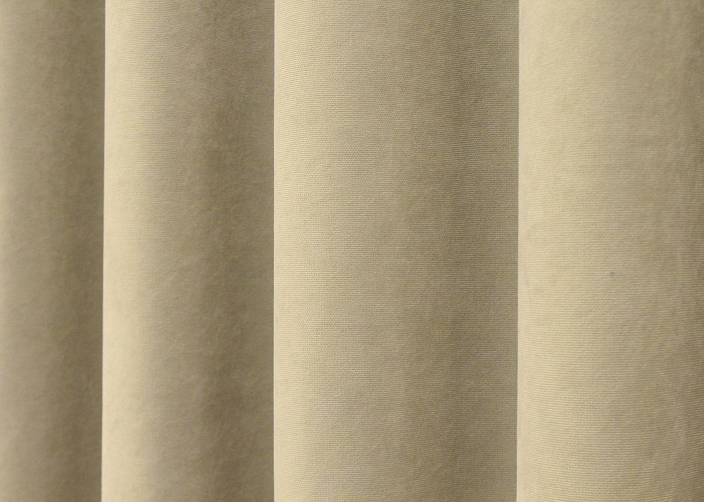 Комплект готових штор VR-Textil Мікровелюр Petek YL № 1801ш Кремовий 100х295 см 2 шт (31-841) Київ - фото 7