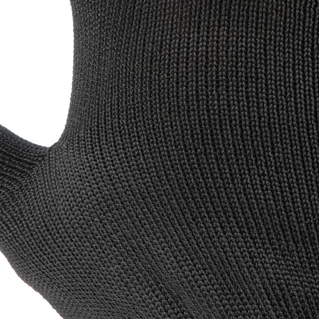 Рукавичка трикотажна, сині ПВХ крапки, 70% бавовна / 30% поліестер, 10", клас в’язки 10, чорна, 68 г INTERTOOL SP-0132 Київ - фото 3