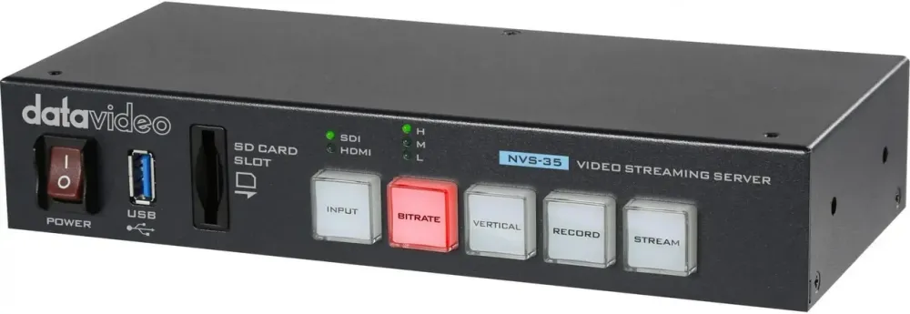 Сервер Datavideo NVS-35 | Enkoder wideo, Dual Streaming, H.264, HDMI, SDI Київ - фото 1