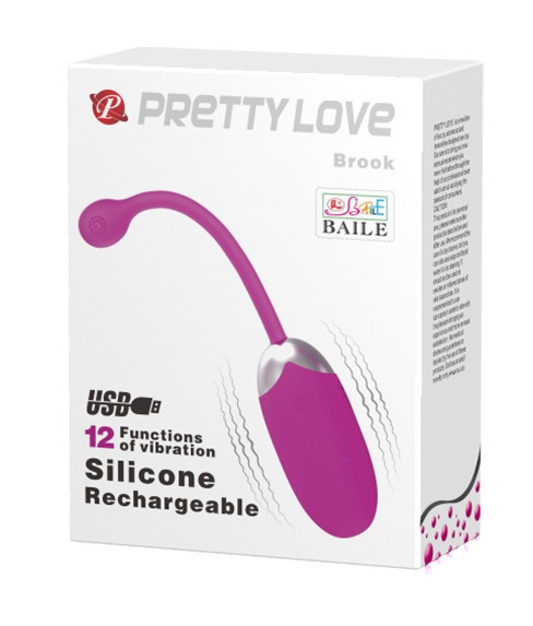 Віброяйце що перезаряджається PRETTY LOVE «BROOK», BI-014525 Sex Aura Київ - фото 9