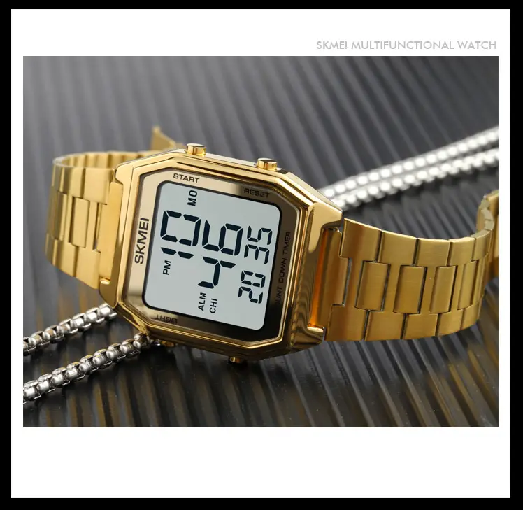 Мужские наручные часы Skmei 1735 (Золотистый) Винница - изображение 7