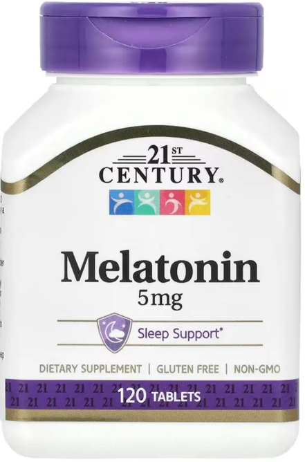 Мелатонин 21st Century Melatonin 5 mg 120 таб Киев - изображение 1