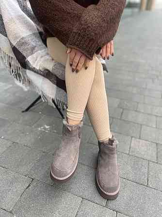 WSMR Угги жіночі WSMR K01 кофе (зима, замша натуральна) (5679) 37 Коломыя