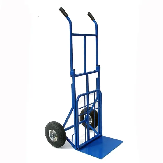 Складная грузовая тележка ГТС-260КНД с двойной платформой, двухколесная, до 260 кг, металлическая конструкция Харьков