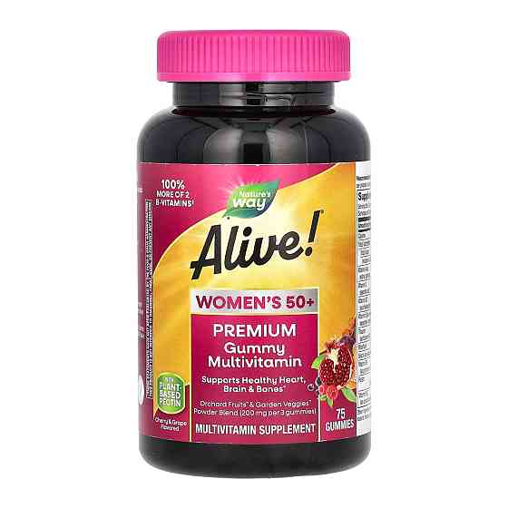 Витамины для женщин 50+ Nature's Way Women's 50+ Premium Gummies Multivitamin 75 gummies Киев