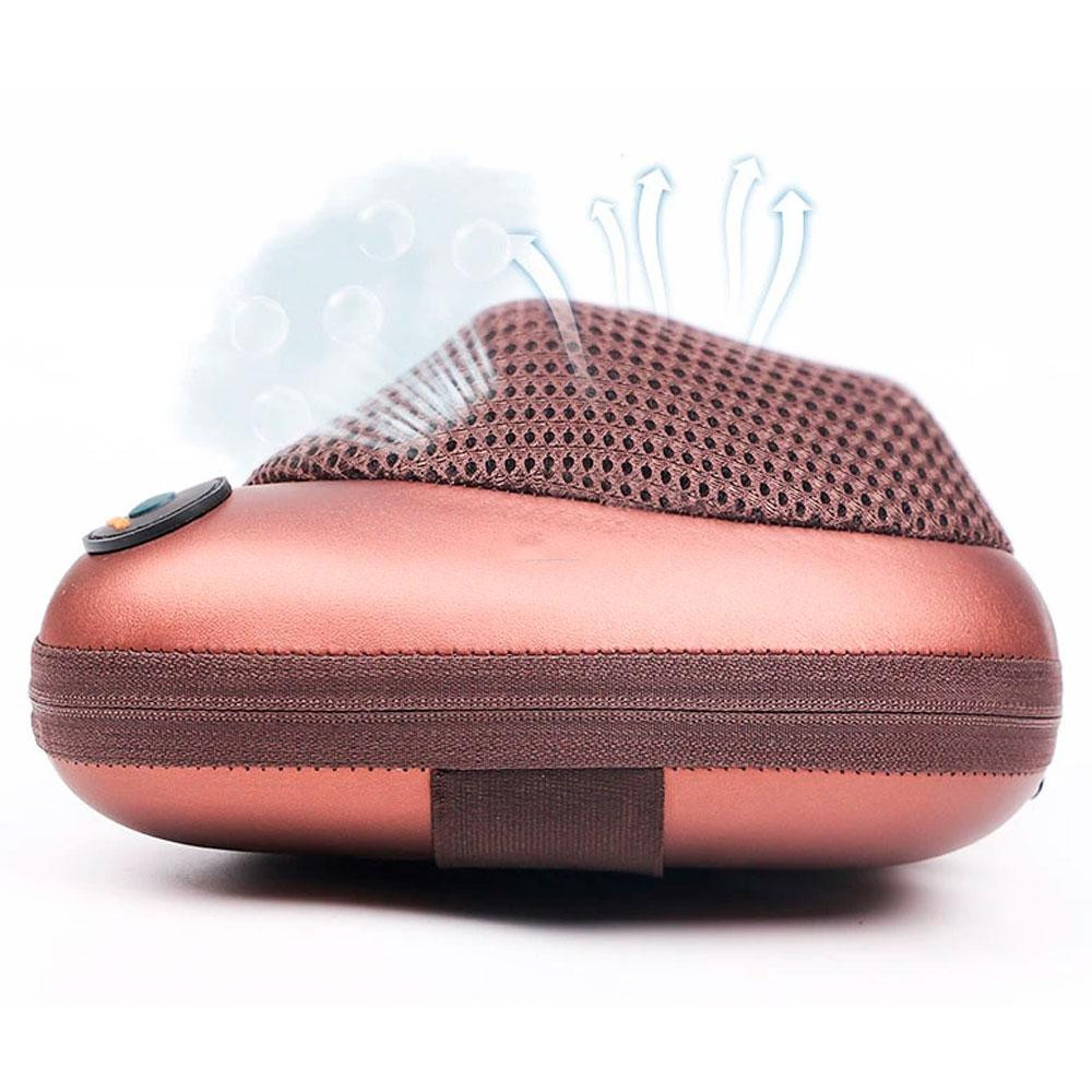 Масажна подушка (31х10х19 см) Massage Pillow 8028 / Роликовий масажер для дому та машини Київ - фото 7