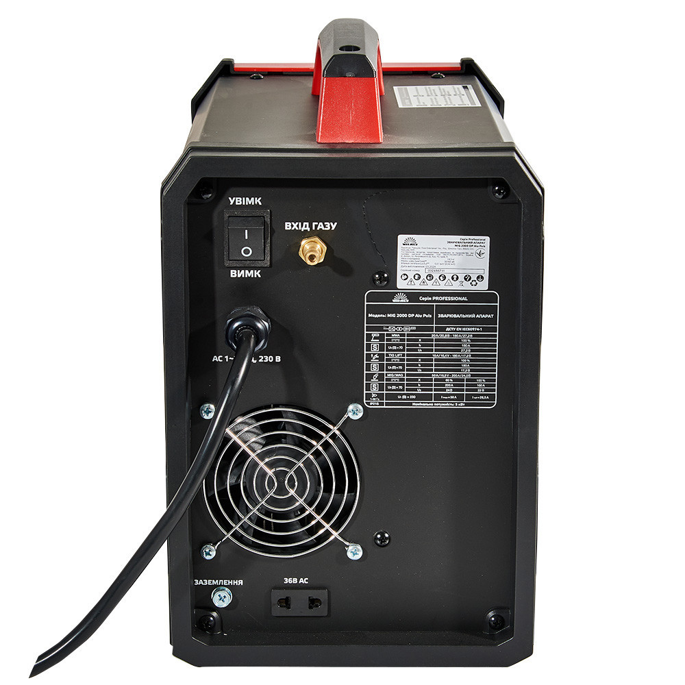 Зварювальний апарат Vitals Professional MIG 2000 DP Alu Puls Харків - фото 4