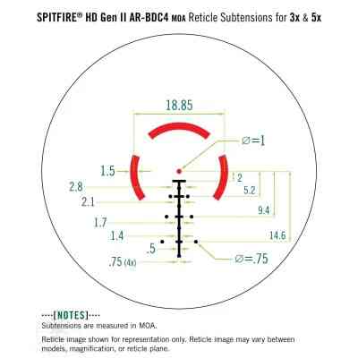 Коліматорний приціл Vortex Spitfire 3x Prism II Scope AR-BDC4 Reticle (SPR-300) (929053) Вінниця
