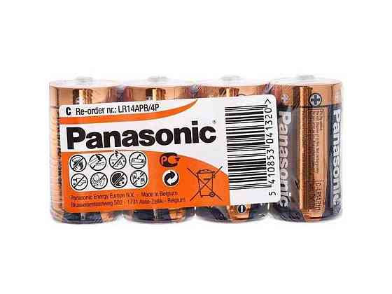 Батарейка LR 14 коробка 1х4шт ТМ Panasonic   Solmir Київ