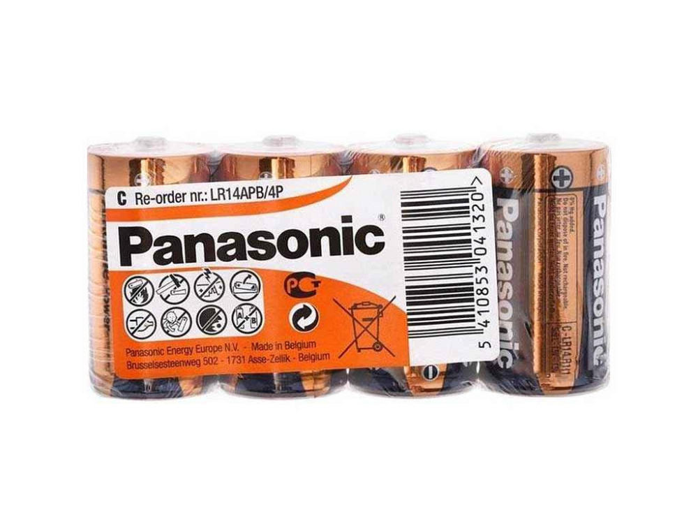 Батарейка LR 14 коробка 1х4шт ТМ Panasonic   Solmir Київ - фото 1