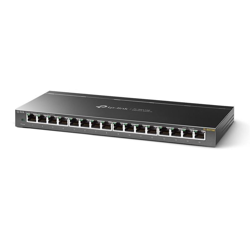 Комутатор TP-Link TL-SG116E (16xGE, настільний, метал, easysmart) ( Так ) Харьков - изображение 2
