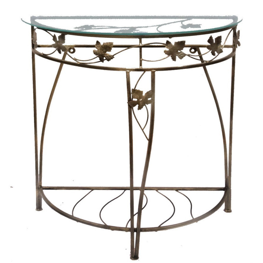 Столик кований пристінний маленький M-048 Київ - фото 1