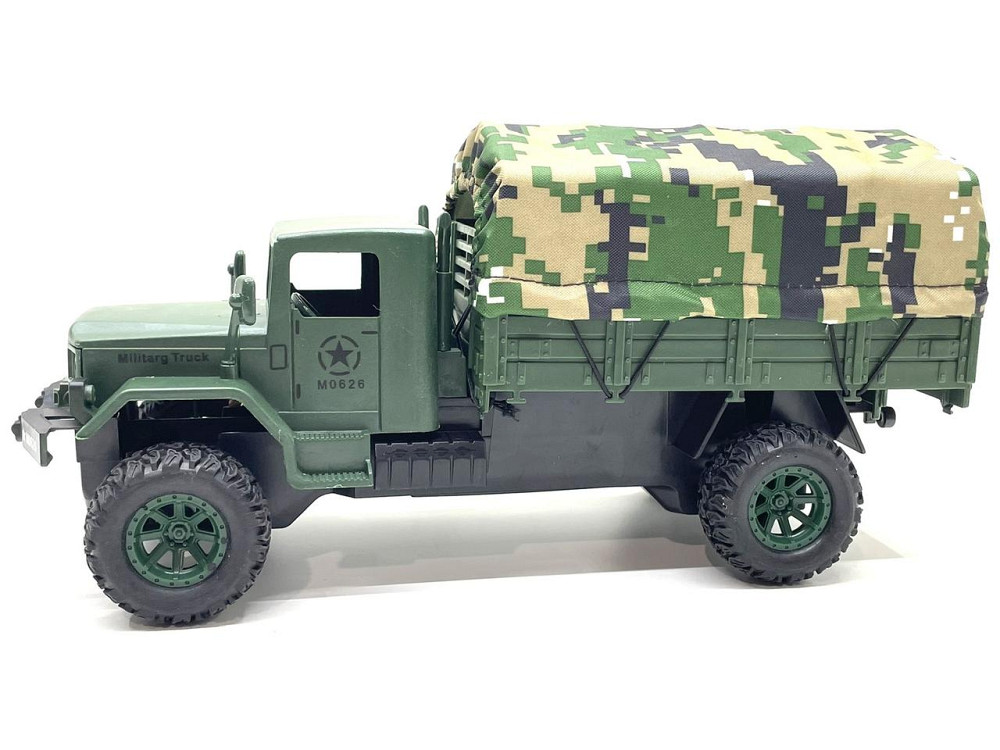 Машина Військова вантажівка на пульті управління масштаб 1:18 Темно-зелений (0626BK) Чернигов - изображение 3
