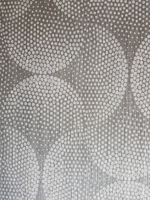 Обои виниловые на флизелине BN International 219743 Finesse геометрия круг полукруг точки серые на черном Киев - изображение 1