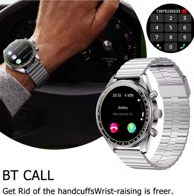 Смартгодинник. EIGIIS HX05 PRO. NFC. Compacc. Диктофон. Київ - фото 5