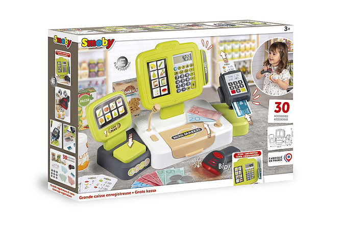 Детская электронная касса Smoby с терминалом, весами, звуковым сканером (350114) Киев - изображение 6