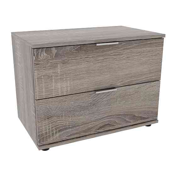 Тумба-комод в вітальню К-12, Дуб Сонома Трюфель, 700/425/530 Львів