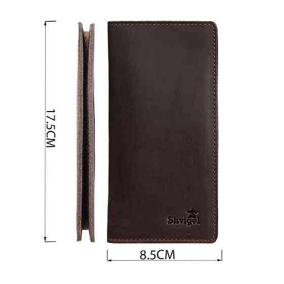 Гаманець SHVIGEL 13789 Коричневий Київ