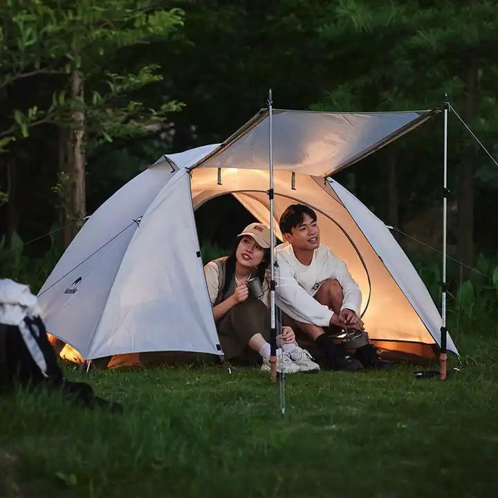 Намет тримісний кемпінговий Naturehike CNK2300ZP024 (Білий) Вінниця - фото 2